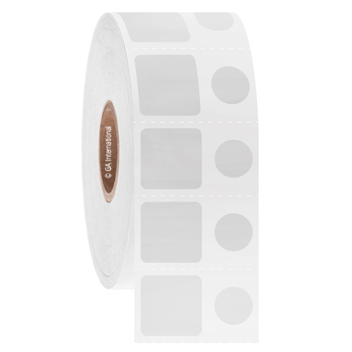 LabTAG 0.6″ x 0.6″ + 0.375″ (circle) Cryogenic Labels (White) JTTA-230C1-2WH