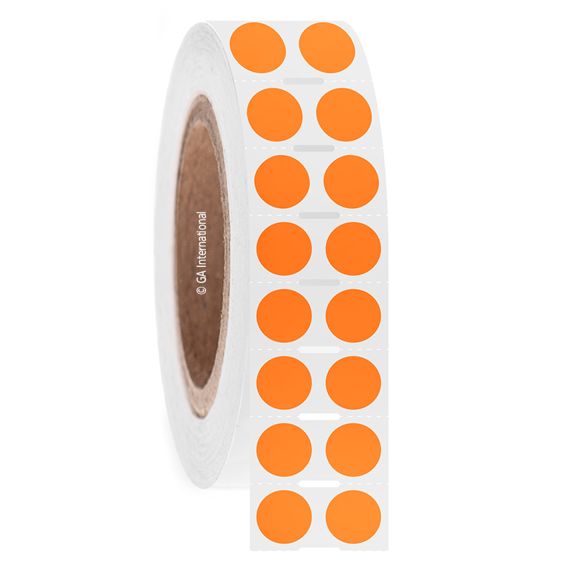 LabTAG 0.5" (circle) Orange Cryogenic Labels JTTA-53NOTC3-2OR