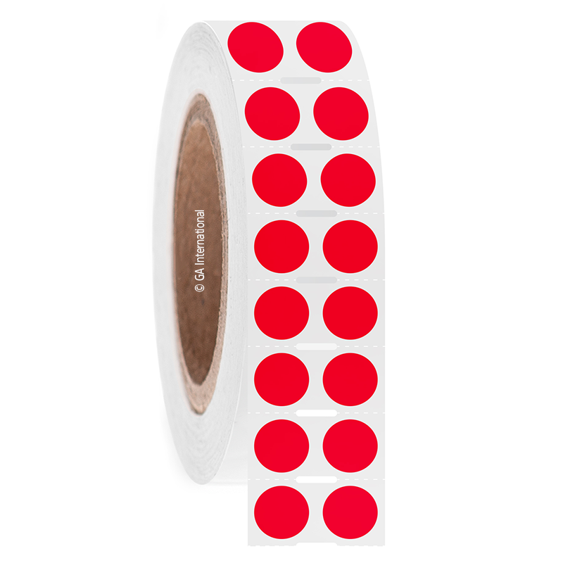 LabTAG 0.5" (circle) Red Cryogenic Labels JTTA-53NOTC3-2RE