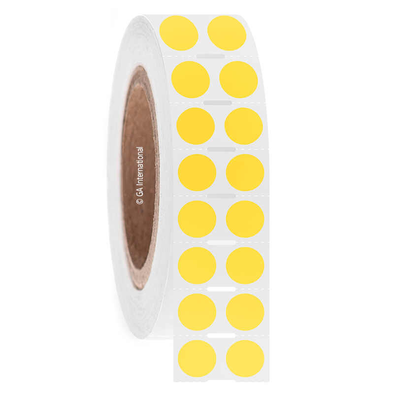 LabTAG 0.5" (circle) Yellow Cryogenic Labels JTTA-53NOTC3-2YE