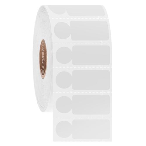LabTAG 0.94" x 0.5" + 0.437" (circle) Yellow Cryogenic Labels JTTA-560SBC3-4YE