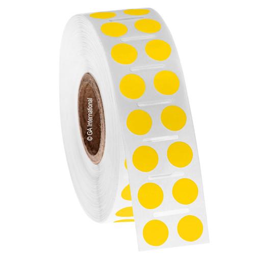 LabTAG 0.354" (circle) Yellow Cryogenic Labels JTTA-61NPNOTC1-4YE