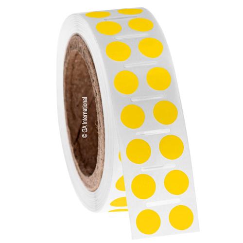 LabTAG 0.354" (circle) Yellow Cryogenic Labels JTTA-61NPNOTC3-4YE
