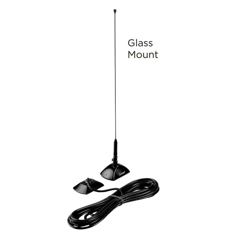 Pulse KG450UD On Glass Mounted Whip Antenna KG450UD