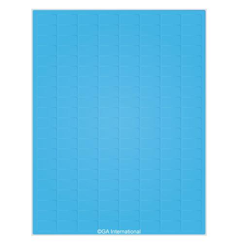 LabTAG 0.94" x 0.5" Blue Cryo Laser Labels (8.5″ x 11″ Sheet Size) LCS-12BL