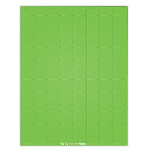 LabTAG 0.94" x 0.5" Green Cryo Laser Labels (8.5″ x 11″ Sheet Size) LCS-12GA
