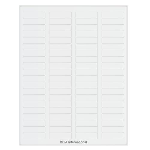 LabTAG 1.75″ x 0.5″ Cryo Laser Labels (8.5″ x 11″ Sheet Size) LCS-13WH