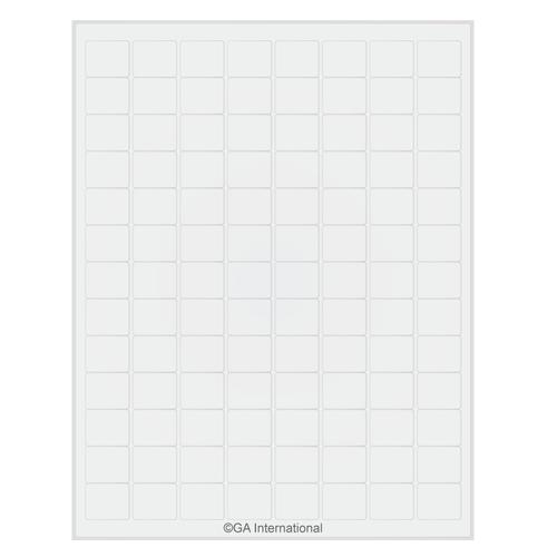 LabTAG 0.94″ x 0.78″ Cryo Laser Labels (8.5″ x 11″ Sheet Size) LCS-32WH