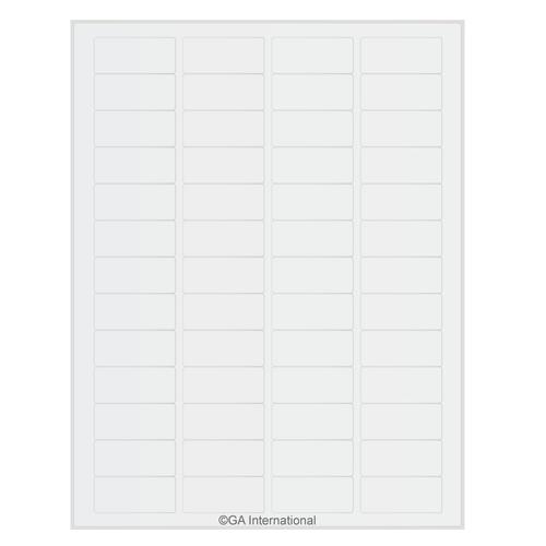 LabTAG 1.77″ x 0.79″ Cryo Laser Labels (8.5″ x 11″ Sheet Size) LCS-8WH