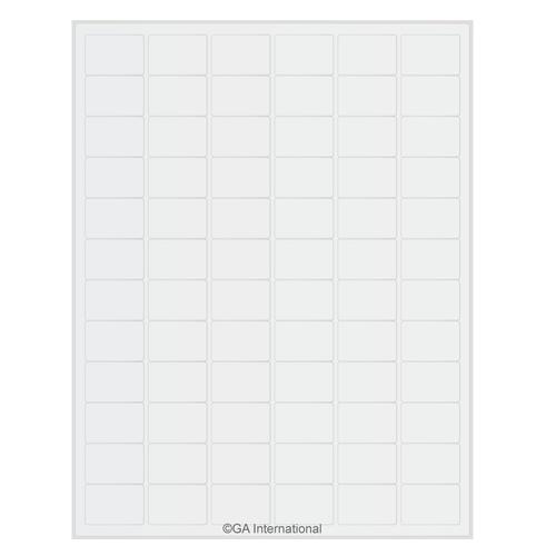 LabTAG 1.26″ x 0.87″ Cryo Laser Labels (8.5″ x 11″ Sheet Size) LCY-9TR