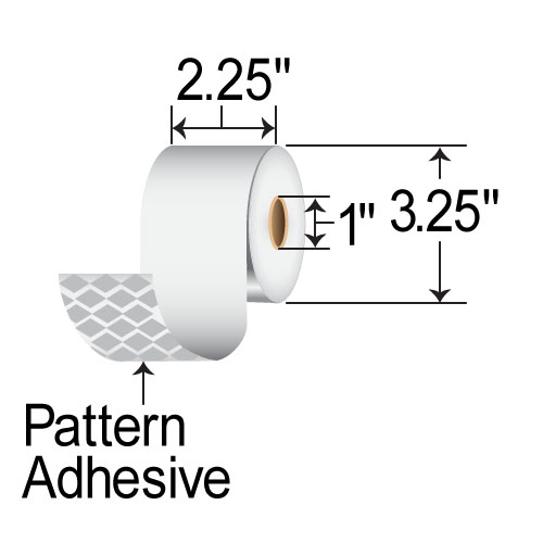 BCF 2.25" x 240' Liner-free DT Receipt Paper MS2142402GO3S