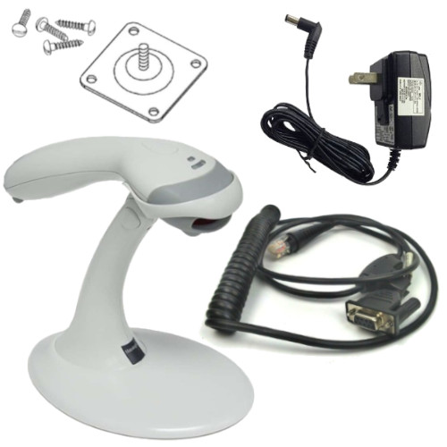 Details about   Metrologic MS9540 Barcode Scanner with Stand  white color C3