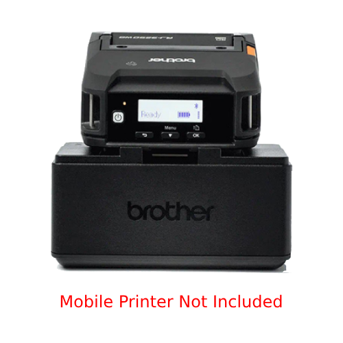 Brother Single Bay Charging/Ethernet Latching Printer Cradle PA-CR-005