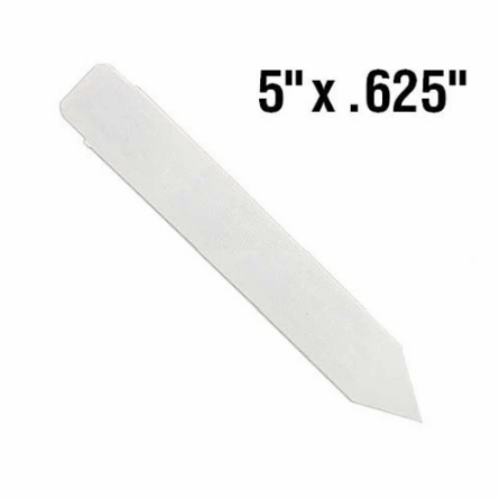 BarcodeFactory 5x0.625 Thermal White Pot Stakes Single Roll BAR-SP5X06-WH-EA