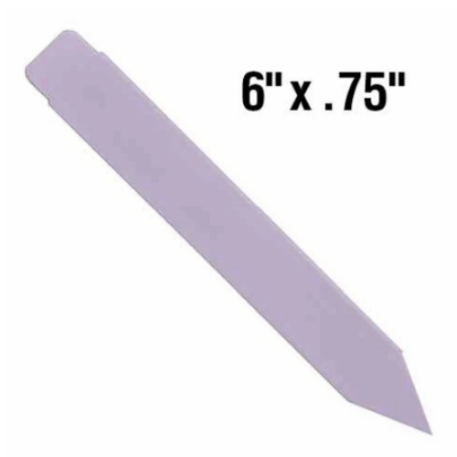 BarcodeFactory 6x0.75 Thermal Lavender Pot Stakes Single Roll BAR-SS6X07-LA-EA