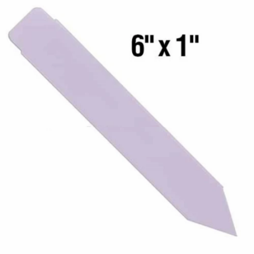 BarcodeFactory 6x1 Thermal Lavender Pot Stakes BAR-SS6X1-LA