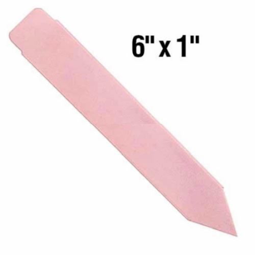BarcodeFactory 6x1 Thermal Pink Pot Stakes BAR-SS6X1-PK