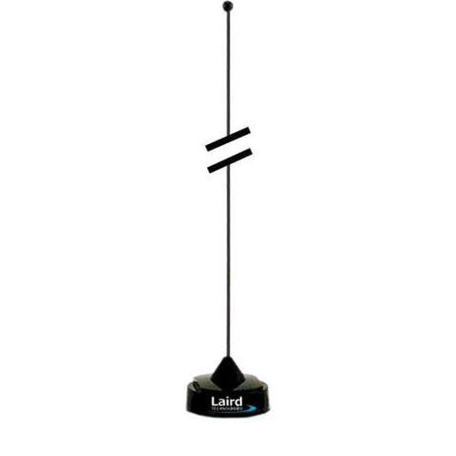 Laird QWFTB120 118-512 MHz Black Quarter Wave Whip Antenna QWFTB120
