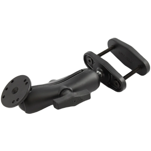 RAM 2.5" Square Post Clamp Mount w/Round AMPS Plate RAM-101U-247-25