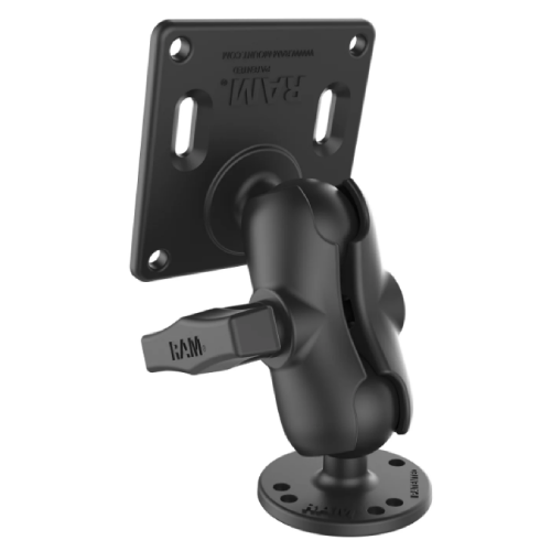 RAM Double Ball Mount w/VESA Plate [Short] RAM-101U-B-2461