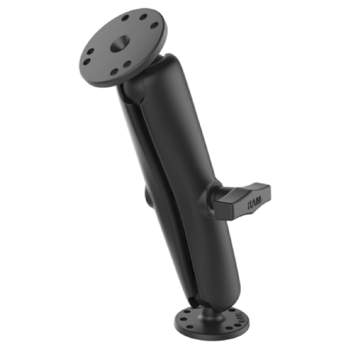 RAM Double Ball Mount w/Two Round Plates [C Size] RAM-101U-D