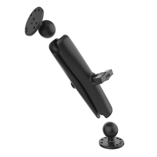 RAM Double Ball Mount w/Two Round Plates [C Size] RAM-101U-D