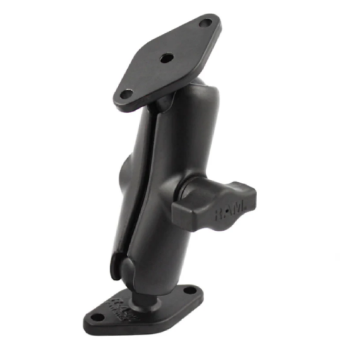RAM Double Ball Diamond Plate Mount [B Size Medium] RAM-B-102U