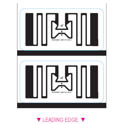 BarcodeFactory 2x1 ARC Certified RFID Label [EOS-261 (M730), Encoded] RFT-44X20-EOS-261-M730-ENC