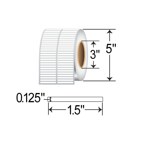 Datamax Electronic Component Labels [Non-Perforated] ECL1553-10