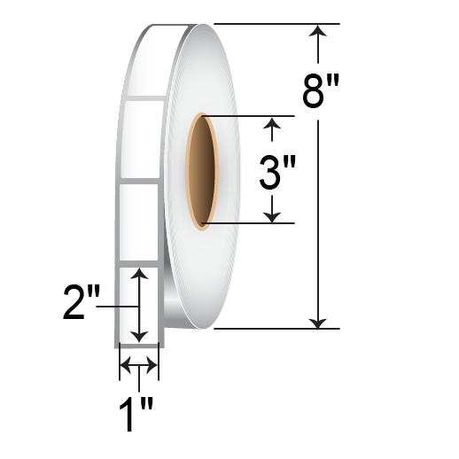 BarcodeFactory 1x2 TT Label [Non-Perforated] RT-1-2-2900-NP