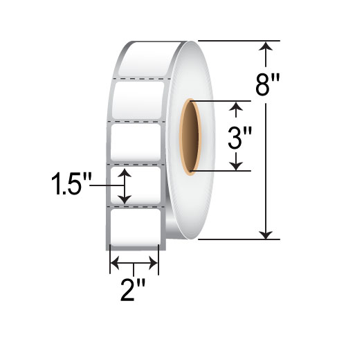 Barcodefactory 2x1.5  TT Label [Perforated] L-TT-20151P