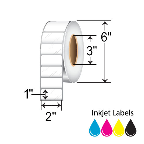 Barcodefactory 2x1  Inkjet Label [Perforated] 074447-200100