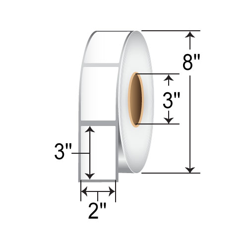E25878 Honeywell 2 x 3 Thermal Transfer Paper Label