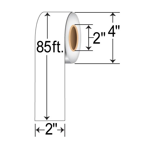 BCF 2" x 85' Continuous Inkjet Label L-IJ-MP21285-2