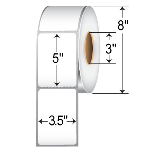Barcodefactory 3.5x5  TT Label [Perforated] RT-35-5-1200-3