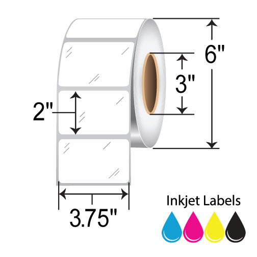 BarcodeFactory 3.75x2 Inkjet Label [Non-Perforated] L-IJ-GF33421220R-3