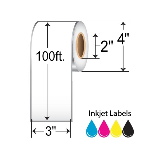 Sector9 3xContinuous  Inkjet Label 812002