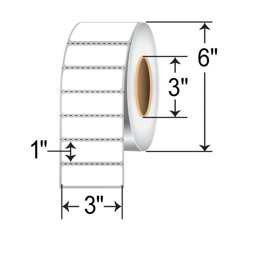 Honeywell 3 x 1 Thermal Transfer Paper Label E09002-EA