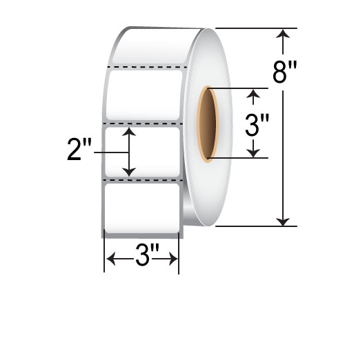 Barcodefactory 3x2  TT Label [Perforated] T0P300200P1P38G-ROLL