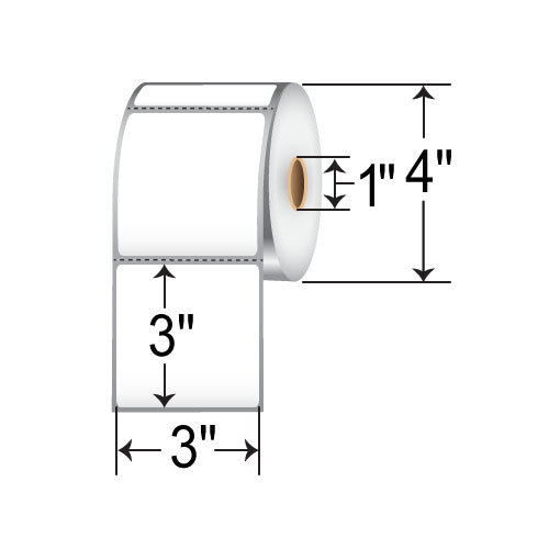 Barcodefactory 3x3  DT Label [Perforated] DT33-14PDT