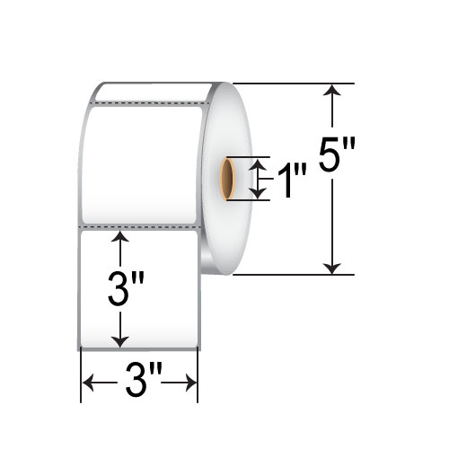 Barcodefactory 3x3  TT Label [Perforated] TH33-15PTT