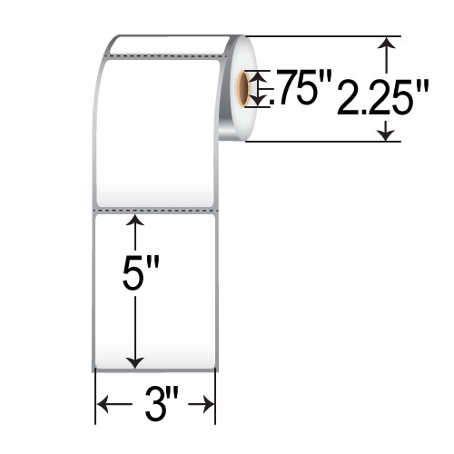 Honeywell 3 x 5 Direct Thermal Paper Label E24627