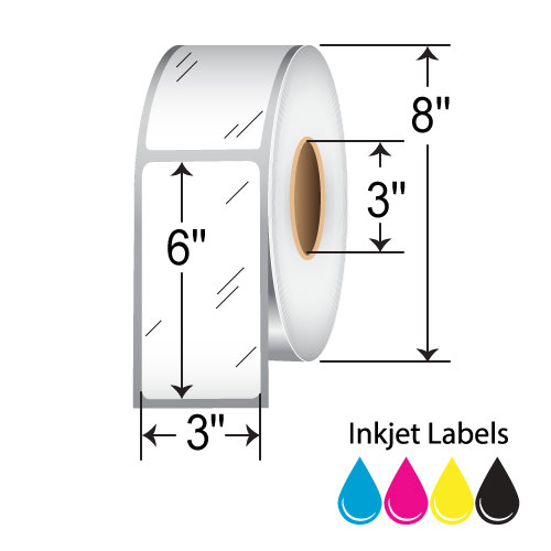 Primera 3x6 Labels [Non-Perforated] 74665