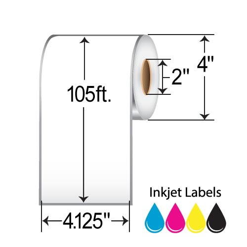 Epson ColorWorks  4.125x105'  Inkjet Label C35MC004
