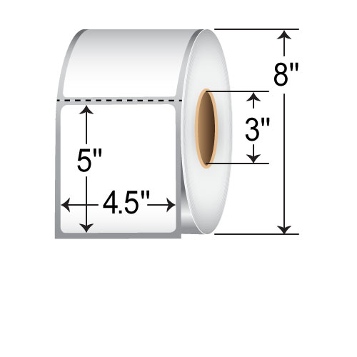 Barcodefactory 4.5x5  TT Label [Perforated] RT-45-5-1200-3