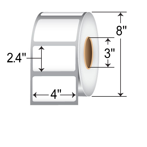 BCF Honeywell Comparable 4x2.4 Thermal Transfer Paper Label E06174-BAR