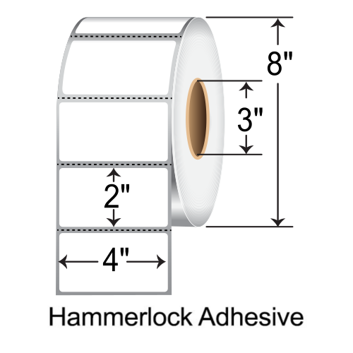 Barcodefactory 4x2  TT Label [Ultra Aggressive, Perforated] RH-4-2-2900-3