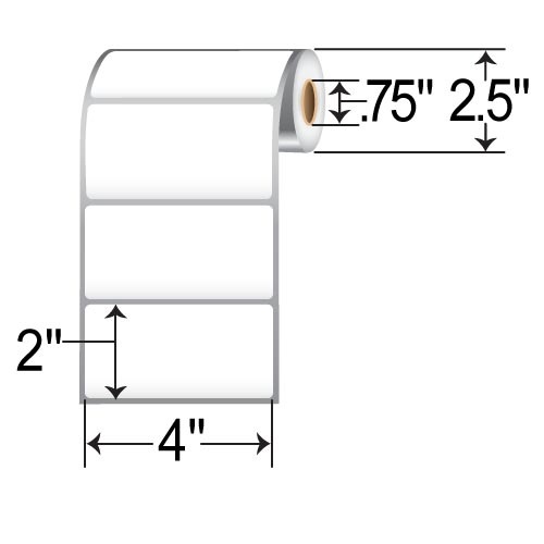 Barcodefactory 4x2  DT Label [Perforated] E21079-BAR