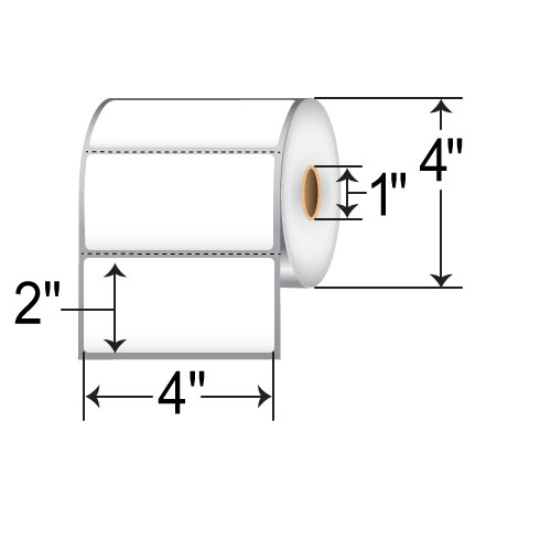 Barcodefactory 4x2  TT Label [Perforated] RT-4-2-735-1