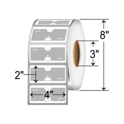Zebra 4 x 2 Advanced RFID Label [Non-Perforated] 10035242